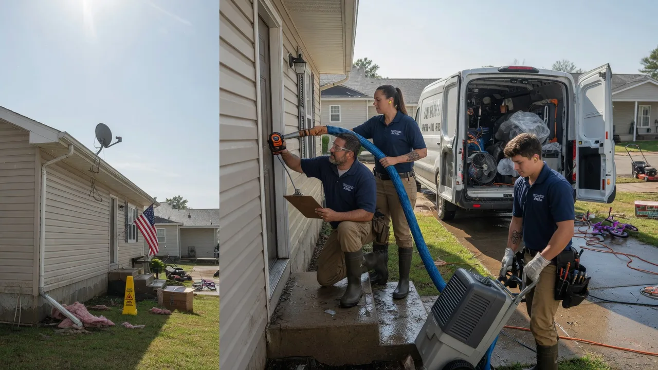 Ceiling Water Damage Restoration in Farmington, IA near me