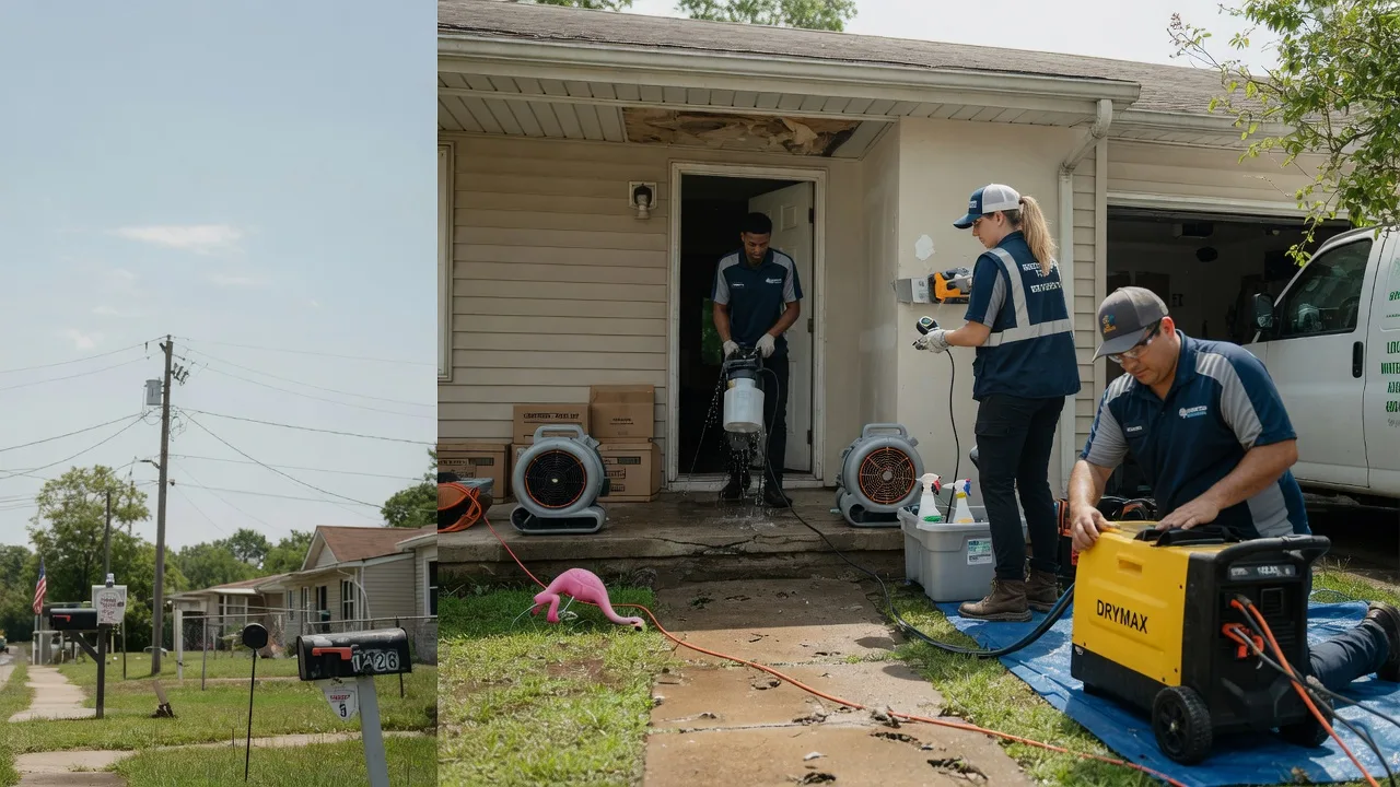 Storm Damage Water Removal in Farmington, IA near me